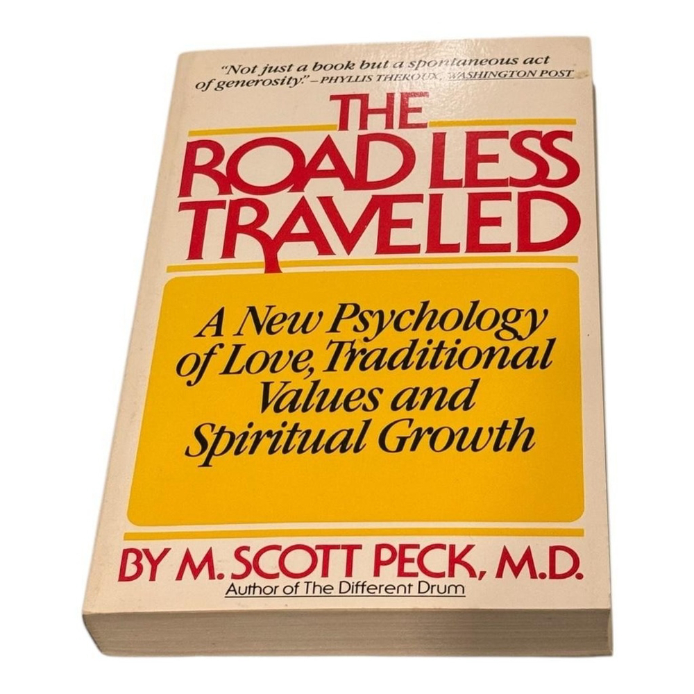 The Road Less Traveled M. Scott Peck Psychology Self-Help Paperback Touchstone